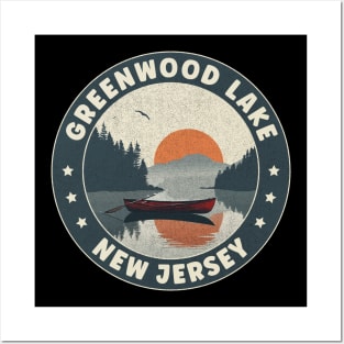 Greenwood Lake New Jersey Sunset Posters and Art